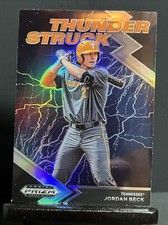 Jordan Beck 2022 Panini Prizm Draft Picks Baseball Thunderstruck Insert #TH-JB