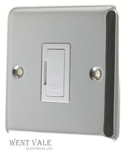 Volex Metal Plate - VX1090PS - 13a Unswd Fused Connection Unit Polished Chrome