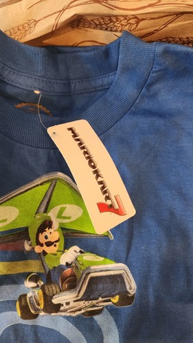 2012 Nintendo MARIO KART 7 T Shirt NEW WITH TAGS SIZE 18 - Picture 14 of 18