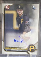 2022 Bowman Prospects 1st Bowman Autograph Jack Carey #PPA-JC Pittsburgh Pirates