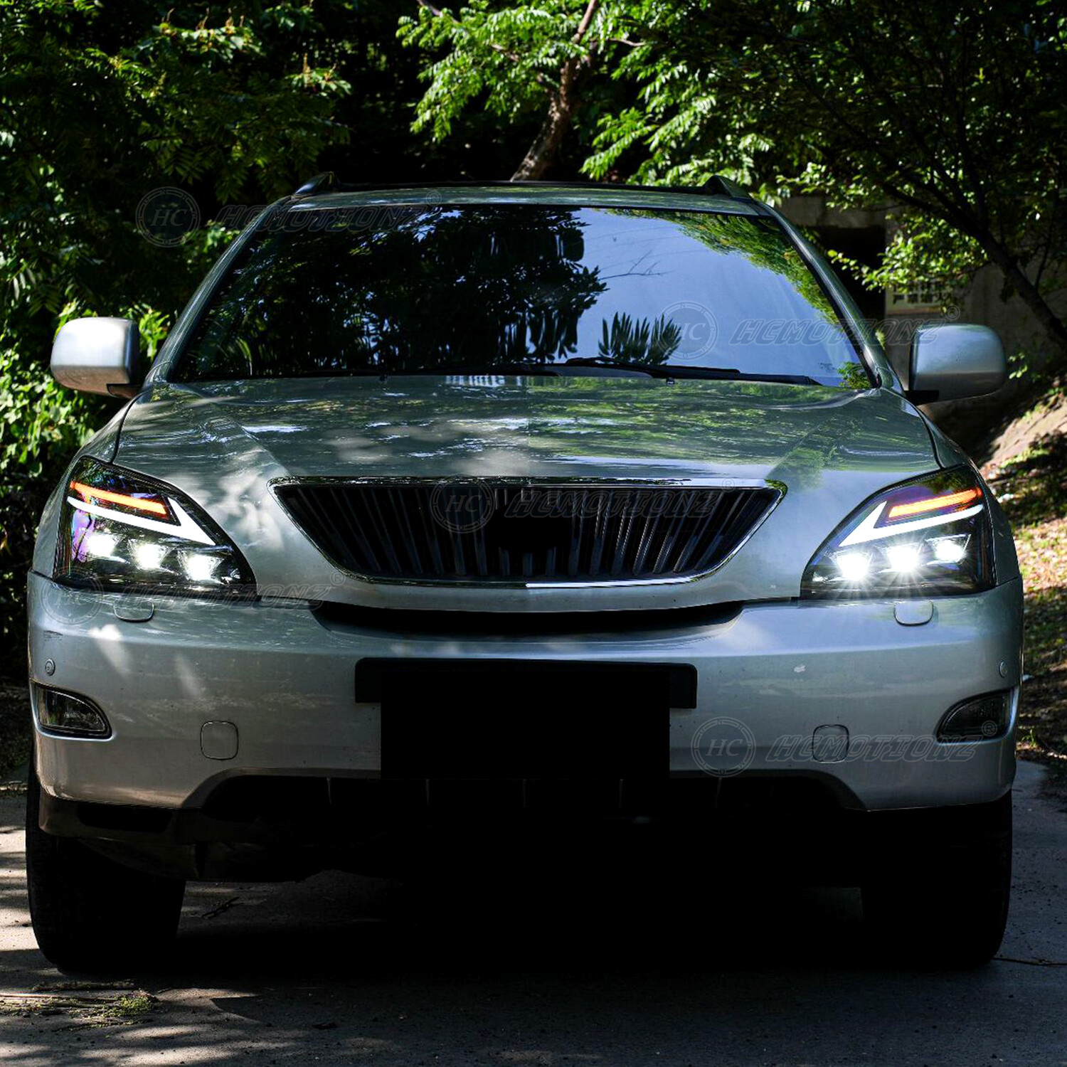 HCmotion LED Front Lamp For Lexus RX330 RX350 400H 2003-2009 Animation Headlight