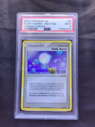 Pokemon Cards: EX Unseen Forces Reverse Holo: Fluffy Berry 85/115 PSA 9 - Picture 1 of 6