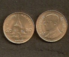 TAJLANDIA 50 STANG KMY203 1989-2002 x 100 sztuk Partia Król RAMA ŚWIĄTYNIA UNC MONETA PIENIĄDZE