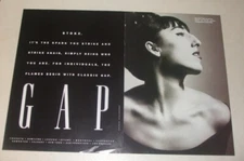 Rossy De Palma GAP AD original TWO magazine pages PHOTO advertisement