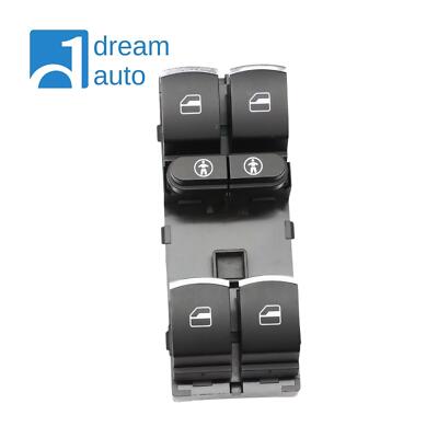 New Black Master Power Window Lifter Switch for VW Touran Sharan 2011-2015