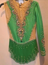 New RG Leotard RSG Wettkampfanzug Anzug Kürkleid 146-158cm