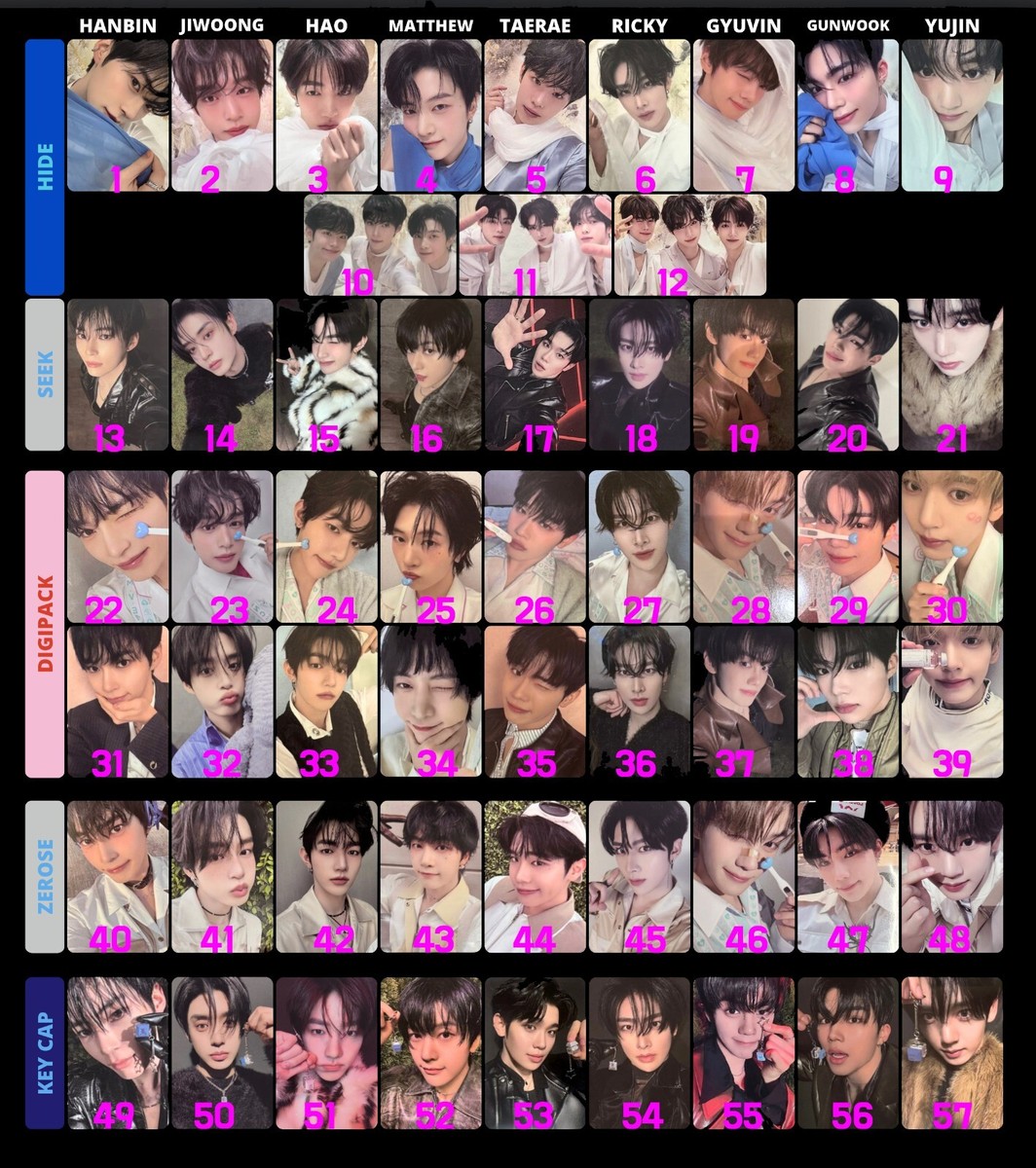 Zero Base One - ZB1 Album Blue Paradise Official Genuine PHOTOCARD