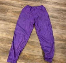Vintage Totes Brand Women  s Size Medium Purple Wind pants