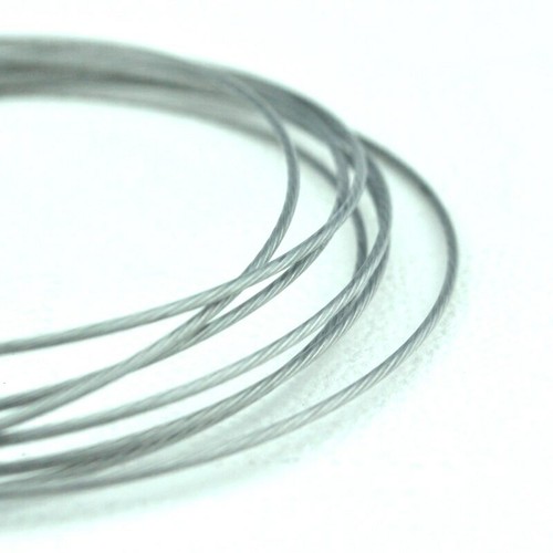 18" Choker Stainless Steel Screw Clasp Necklace - Picture 6 of 10
