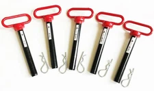 5 GOLIATH INDUSTRIAL RED HANDLE 7/8 X 7" TRACTOR HITCH PINS WAGON TRAILER RHP78L