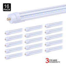 16Pack T8 8Foot FA8 Single Pin Led Tube Light Bulbs 65W 8FT Led Shop Light 6000K