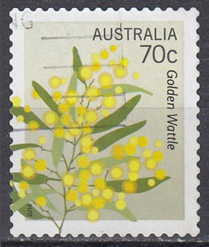 Australien gestempelt Blume Pflanze Baum Gold Akazie Mimose Hülsenfrucht / 2523 - Bild 1 von 1