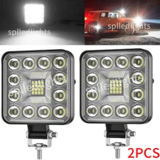 Snow plow boost lights LED heated lamp truck tractor headlight tractor suv utv