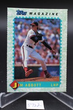 1990 Topps Magazine Baseball Jim Abbott Angels #TM19 NRMT