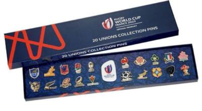 その他 RUGBY WORLD CUP 2023 20 COLLECTION PINS RUGBY WORLD CUP 2023 20 COLLECTION PINS New Rugby World Cup France