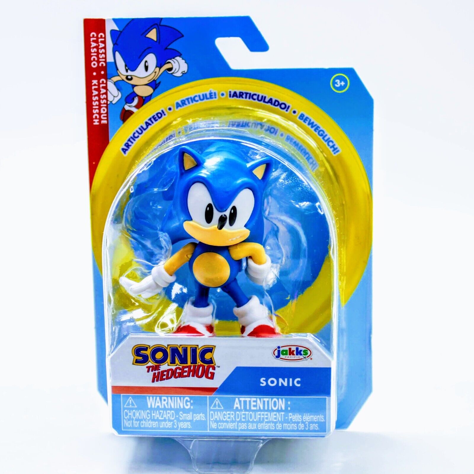 Sonic The Hedgehog Tails Classic 2.5 Action Figure Jakks Pacific  192995412149