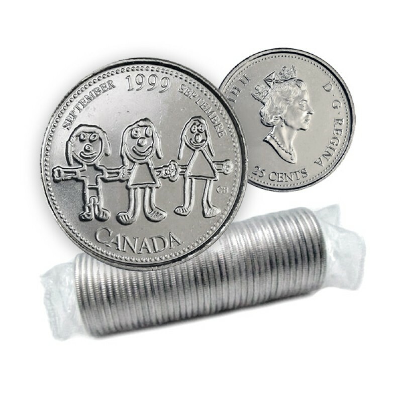 1999 Canada 25 Cent September *Through a Child's Eye* Millennium