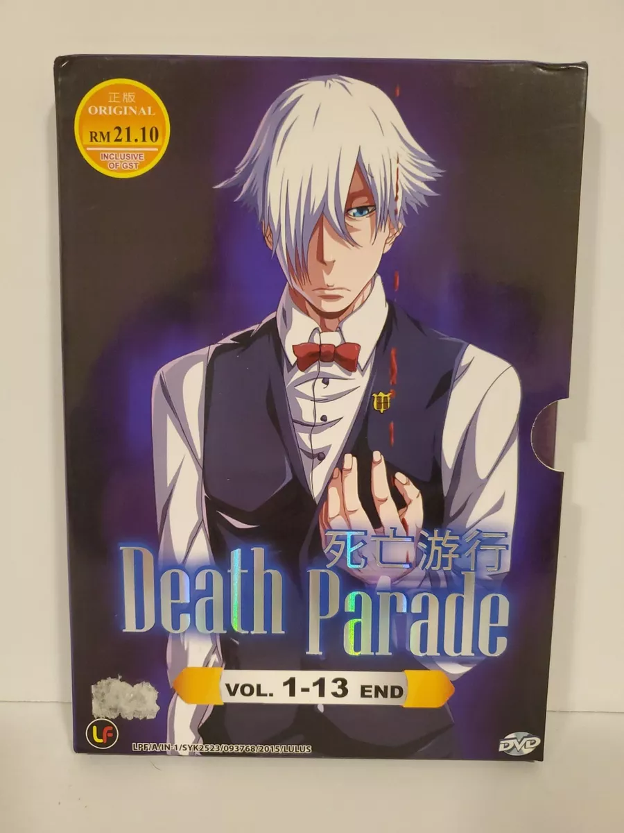 Death Parade DVD Episodes : 1 - 13 End English Subtitled Japanese Version  Rare