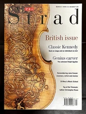The Strad Magazine - March 1999 - British Issue, Jane Cowan, Christopher Rowe