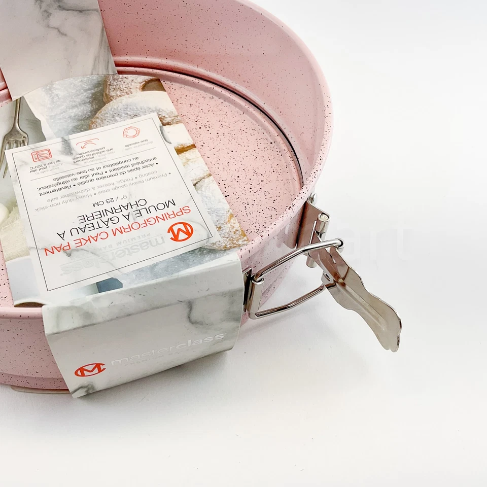 Masterclass Springform Cake Pan moteado 9 pulgadas rosa nuevo Foto 4 de 4