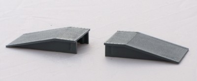 Gaugemaster GMKD17 2 X Station Plattform Rampe Enden N Spur 55mm X 11mm X 35mm