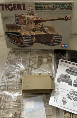 Tamiya TIGER I Sd.Kfz.181 MILITÄR MINIATUR SERIE Nr: 146 Modellbausatz PANZERKAM