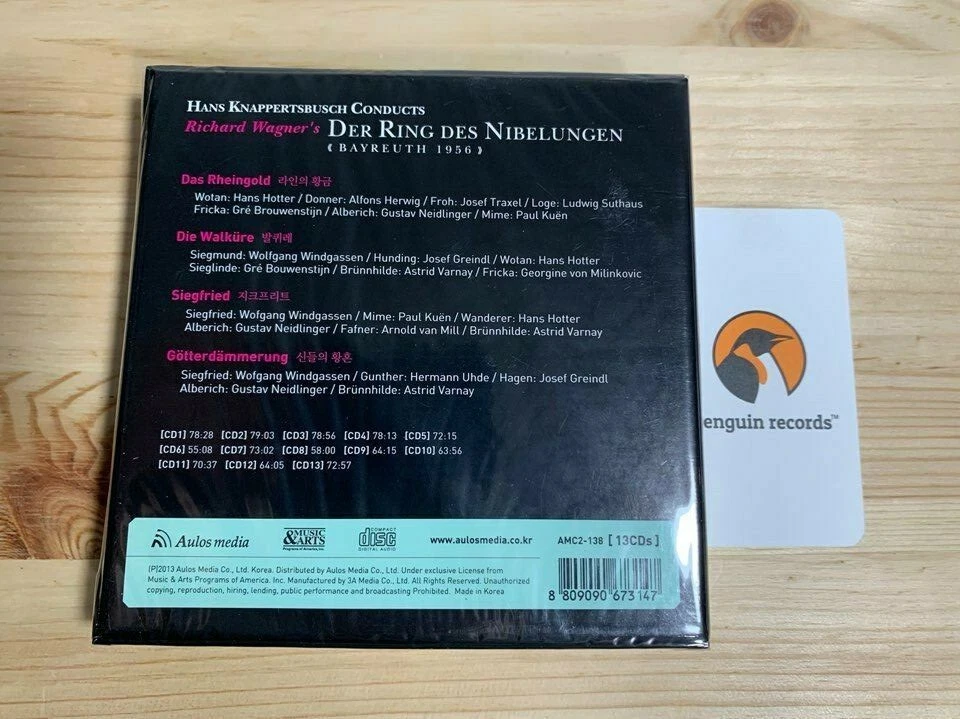 Hans Knappertsbusch Wagner Opera Der Ring des Nibelungen 13CD Box set SEALED - Image 2 of 2
