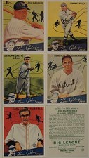 1934 GOUDEY HALL OF FAME REPRINT SET GEHRING DEAN FOXX