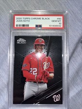 2020 Topps Chrome Black - Juan Soto #60