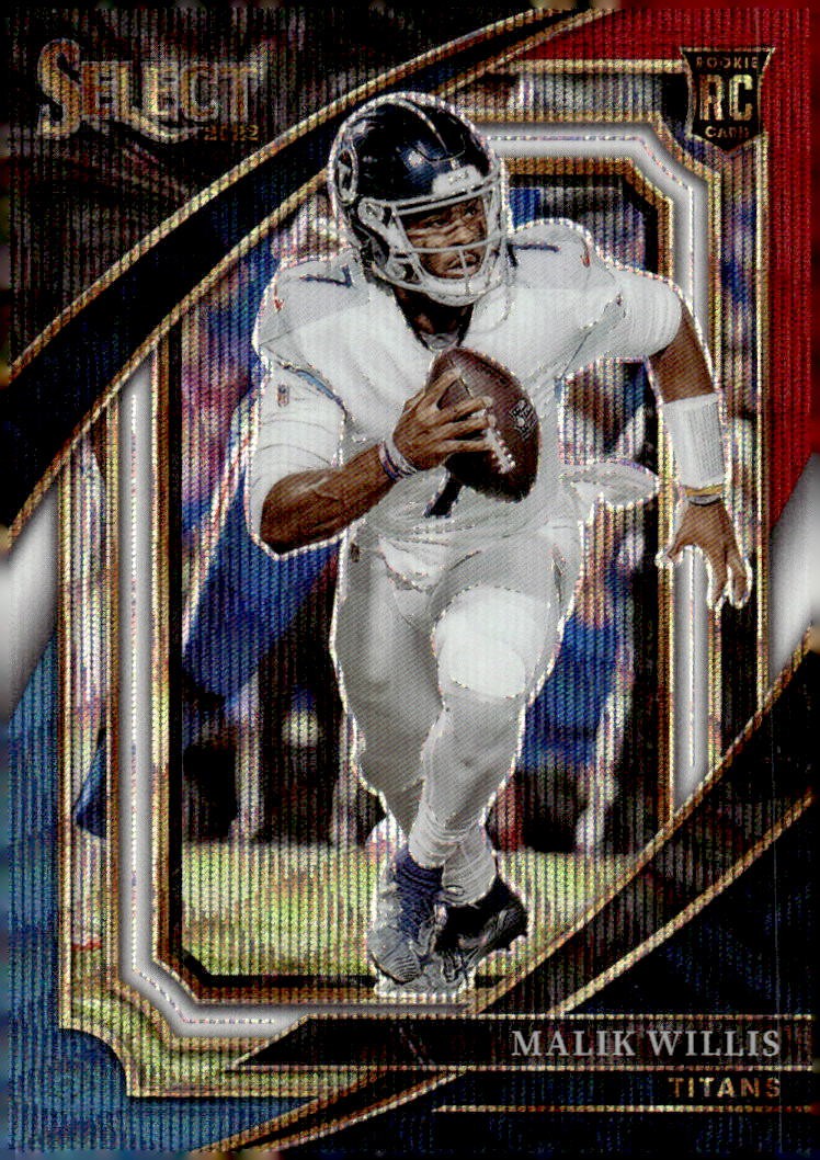 2022 Panini Select #353 Malik Willis Tri-Color Prizm #/149