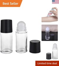 Stylish 30ML Essential Oil Roller Bottles Set - 2 Pcs for On-the-Go Fragrance