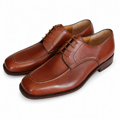 Herrenschuhe Gr. 46 Leder Italien Costruzione Artigiana Handarbeit Pomella Bruno