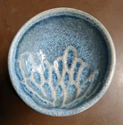 Rookwood Glazed Blue Speckled Emilia Garland Bowl~ 3.25" x 1.5" Signed~2019