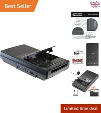 Retro Tape Recorder with Stand-Alone Mic & USB Digital Converter - 3-in-1