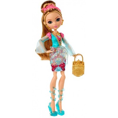 Ever After High 2015 Ashlynn Ella CJT36 mit Ständer und Bürste OVP NEU