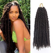 Passion Twist Hair 18 Inch 8 Packs Crochet Braiding Hair Extensions 4