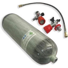 DOT certified 6.8L 30MPA Paintball PCP tank Carbon Fiber air Tank w/ Valve Set