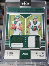 Panini 2024 Team Duals Travis Corley #TD-NYJ Jets Prime /49 MEM RC