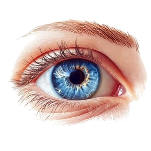 Human Eye Self Adhesive Sticker