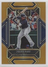 2022 Panini Select Diamond Level Gold Prizm 8/10 Javier Baez #242 xr1