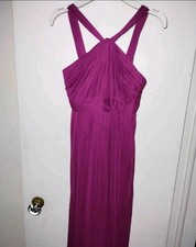 David's Bridal Jr Bridesmaids Dress JB9597 SANGRIA Size 6 NEW W/ Tags