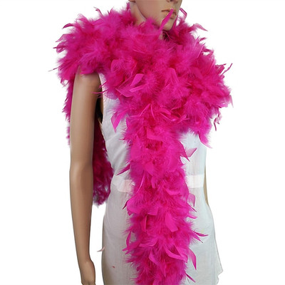 80 Gram 2 Yards Long Chandelle Feather Boa 10 Color Great for Party Wedding Hall