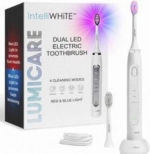 LUMICARE Sonic Electric Toothbrush, Red Blue LED, Rechargeable, 4 Modes