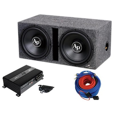 AudioPipe APSB1250CLV 2000 Watt Dual 12-Inch Subwoofer Bass Package with Enclosu