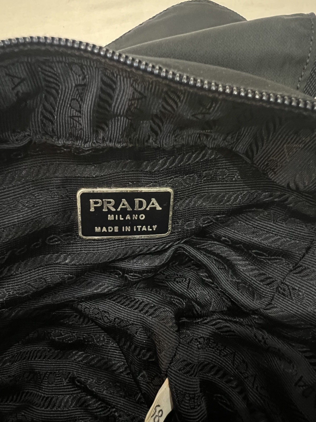 PRADA small Backpack Mini Black Nylon vintage Y2K… - image 7