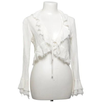 Zara, Bluse, Größe: M, Weiß, Baumwolle/Viskose, Sonstiges, Damen #Thm