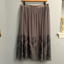 Garnet Hill Midi Skirt