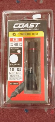 Coast Taschenlampe HX5R; 340 Lumen / 178 m+ USB Laden / NP44,90 