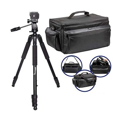 Ultimax s Extra Large, Water-Resistant Gadget Bag with 80  Tripod Co