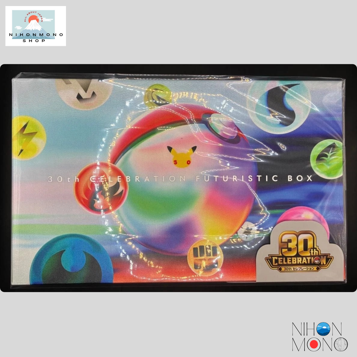 MEGA 30th Celebration Futuristic Box Pokemon Card Japanese Pikachu